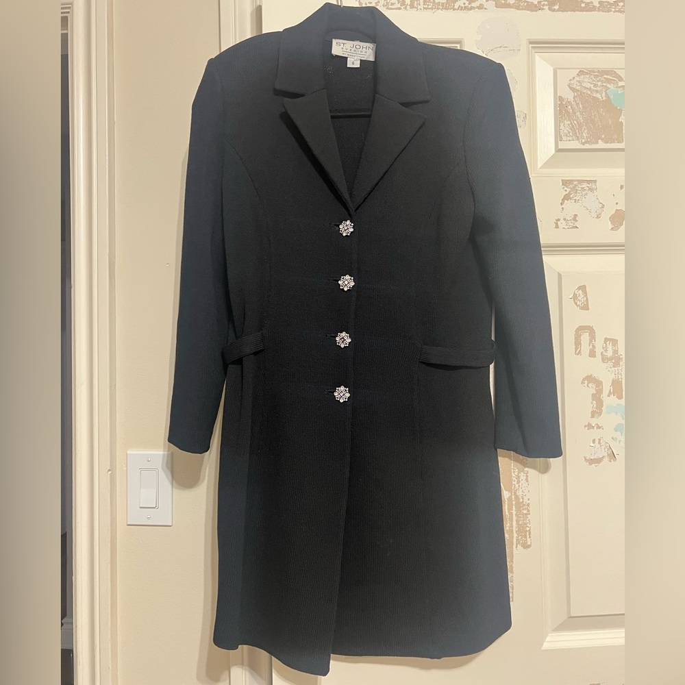St. John Evening Black Knit Jacket